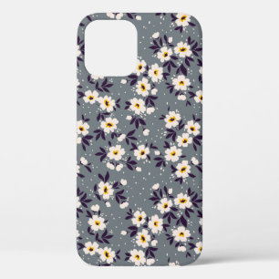 Case-Mate iPhone Case Arrière - plan vintage fleuri. Parcelle de Fleurs