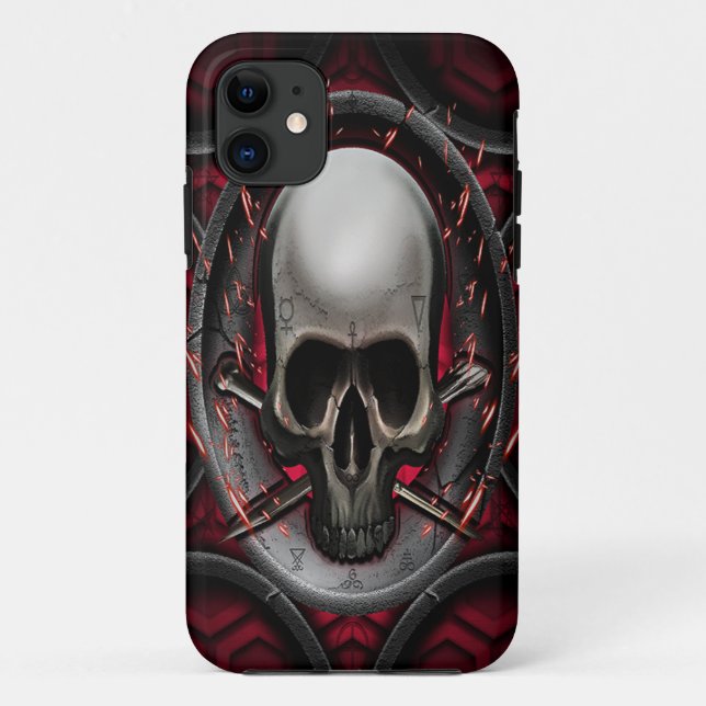 Coques Case-Mate iPhone Ars longa Vita brevis crâne (Dos)