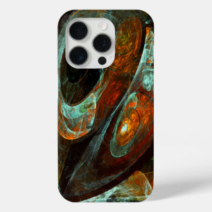 Coque iPhone 15 Pro Art abstrait à fraction de temps