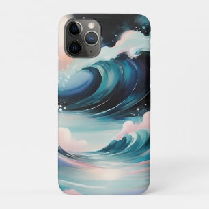 Case-Mate iPhone Case Art Abstrait avec vagues de l'océan