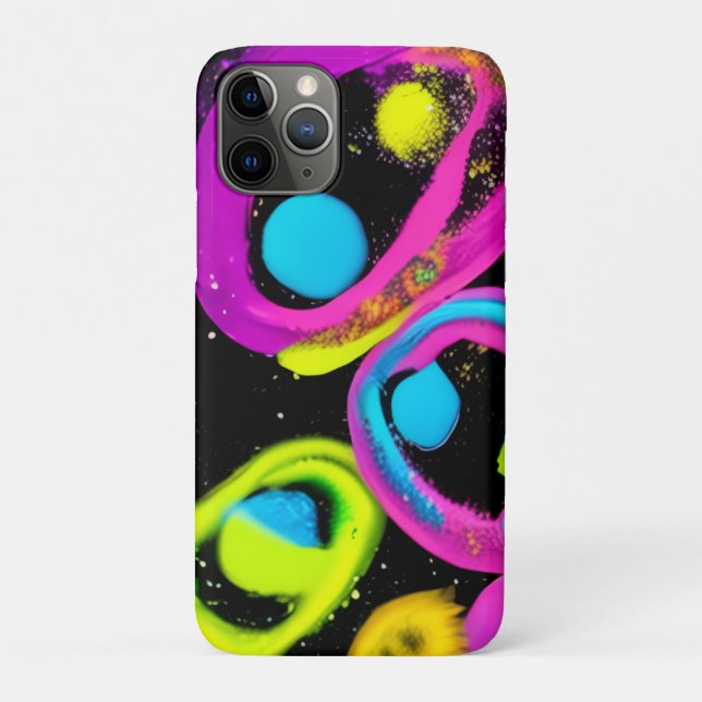 Coques Case-Mate iPhone art abstrait brillant (Dos)