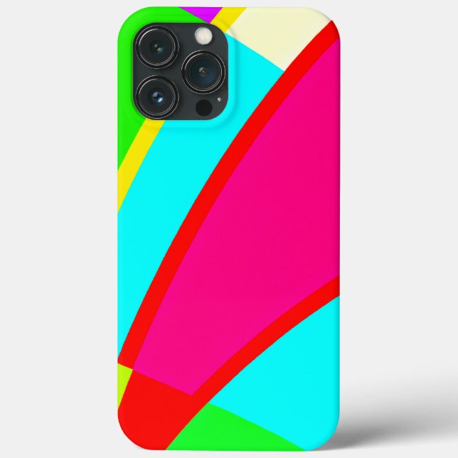 Coques Case-Mate iPhone Art Abstrait coloré (Verso)