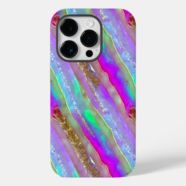 Coques Case-Mate iPhone Art Abstrait en verre (Verso)