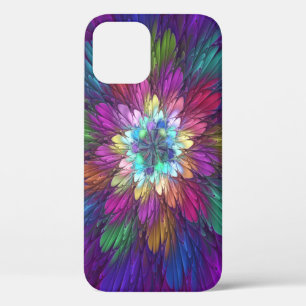 Case-Mate iPhone Case Art abstrait fractal de fleurs psychédéliques colo