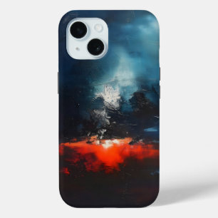 Coque Pour iPhone 15 Art Abstrait magma