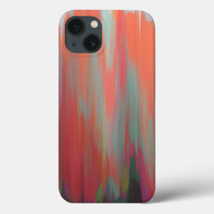 Case-Mate iPhone Case Art abstrait moderne rose orange