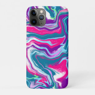 Case-Mate iPhone Case Art Abstrait rose et bleu