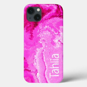 Case-Mate iPhone Case Art Abstrait tourbillonnant en rose et blanc