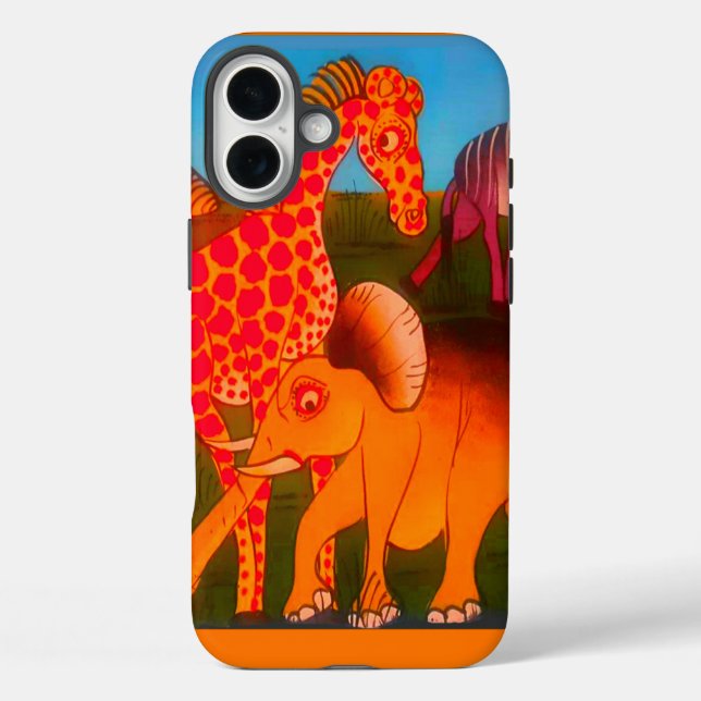 Coques Case-Mate iPhone Art animal africain (Verso)