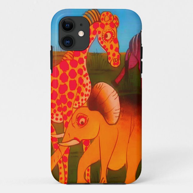 Coques Case-Mate iPhone Art animal africain (Dos)