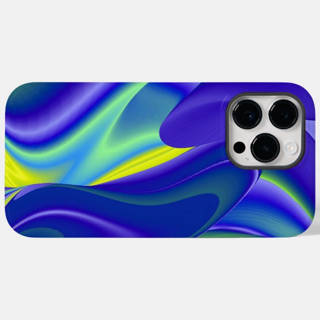Coques Case-Mate iPhone Art arc-en-ciel Abstrait 3D (Verso (horizontal))