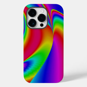 Coque Pour iPhone 14 Pro Art arc-en-ciel Abstrait 3D