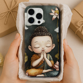 Coques iPhone 16 Pro Max Art Bouddha migre Peaceful Zen Conception de médit