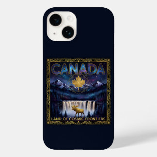 Coque Pour iPhone 14 Art céleste de la nature du Canada cosmique