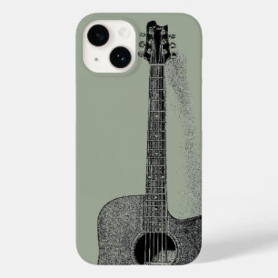 Coques Pour iPhone Art classique guitare d'encre croquis Pop