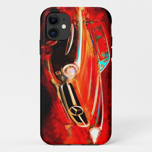 Coques Case-Mate iPhone Art de cru de Mercedes (Dos)
