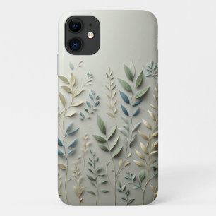 Case-Mate iPhone Case Art de découpe de papier feuille pastel minimalist