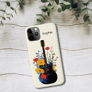 Case-Mate iPhone Case Art de guitare florale