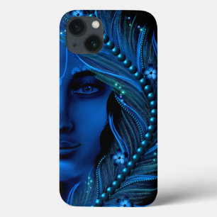 Case-Mate iPhone Case Art de Hare Krishna - Divine belle Krishna bleu