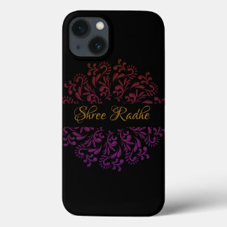 Case-Mate iPhone Case Art de Hare Krishna - Typographie de Shree Radhe