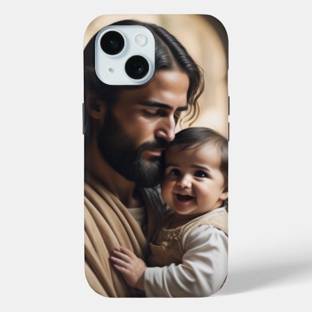 Coques Case-Mate iPhone art de Jésus (Verso)