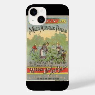 Coques Pour iPhone Art de l'étiquette de produit vintage, pilules de 
