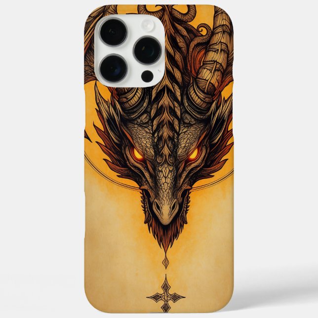 Coques Case-Mate iPhone Art de l'Imaginaire du dragon antique (Verso)