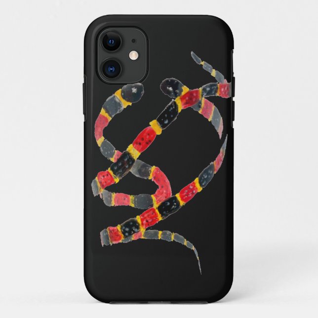 Coques Case-Mate iPhone Art de reptile tordant des serpents (Dos)