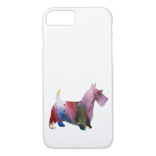 Coque iPhone 8/7 Art de Terrier d'écossais