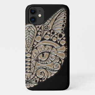 Case-Mate iPhone Case Art déco or et chat de style égyptien noir
