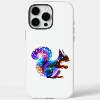 Coques iPhone 16 Pro Max Art d'écureuil coloré mélangé
