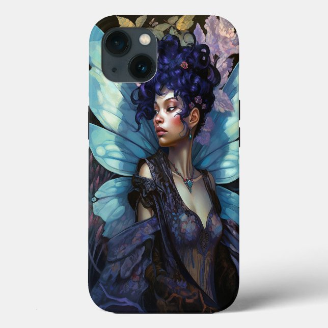 Coques Case-Mate iPhone Art d'Imaginaire Fée Noire Africain (Verso)