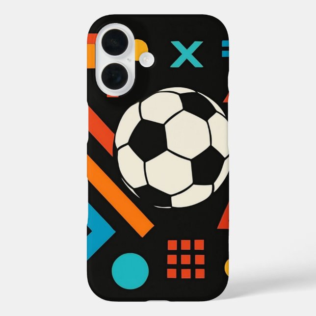 Coques Case-Mate iPhone Art du football moderne (Verso)