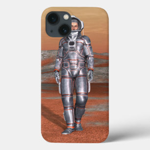 iPhone 13 Case Art du paysage de planète surréaliste voyageur cos