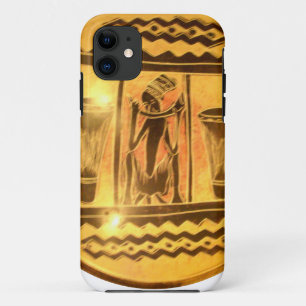 Coques Pour iPhone Art Ethnique Africain d'or Imprimer