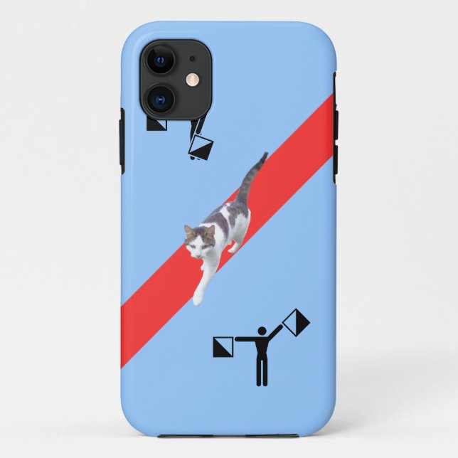 Coques Case-Mate iPhone Art étrange avec le chat (Dos)