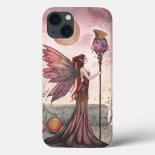 Etui iPhone 13 Art fantastique de fée et de dragon