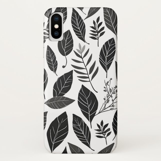 Coques Case-Mate iPhone Art feuille Boho (Dos)