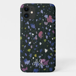 Case-Mate iPhone Case Art Floral Abstrait Coloré Monogramme Votre Nom