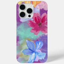 Art floral coloré