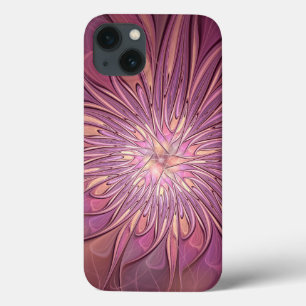 Case-Mate iPhone Case Art floral fractal moderne abstrait Couleurs de ba