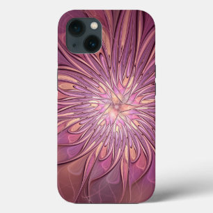 Case-Mate iPhone Case Art floral fractal moderne abstrait couleurs de ba