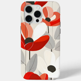 Coque iPhone 15 Pro Max Art Floral Moderne Impression