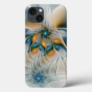 Etui iPhone 13 Art Fractal De L'Imaginaire Abstrait En Plein Esso