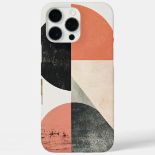 Coques iPhone 16 Pro Max Art géométrique Abstrait avec textures naturelles