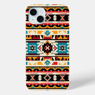 Coque iPhone 15 Mini Art géométrique du sud-ouest