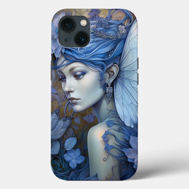 Coques Case-Mate iPhone Art Imaginaire Fairy Bleu (Verso)