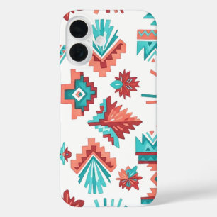 COQUES iPhone 16  ART INDIEN NAVAJO TRADITIONNEL
