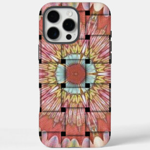 Coques iPhone 16 Pro Max Art inspiré par l'Afrique Imprimé- Design géométri