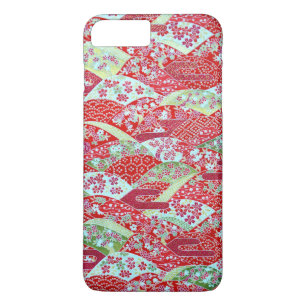 Coque Case-Mate Pour iPhone Art japonais Rouge Floral Yuzen iPhone 8 Plus Coqu